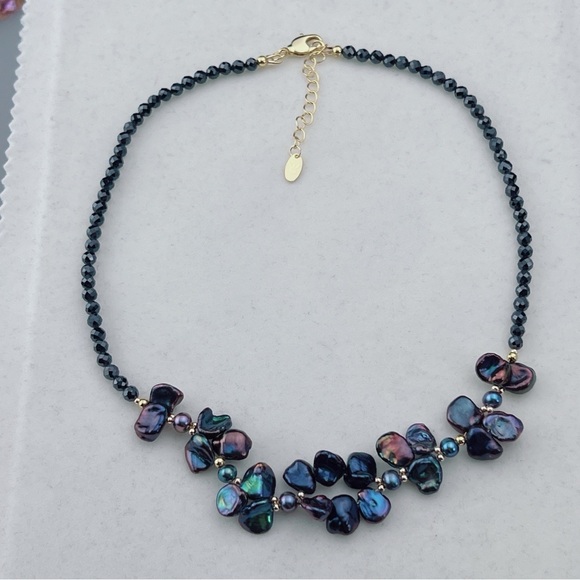 N151 Handmade Freshwater Baroque Pearl Necklace - Picture 5 of 8